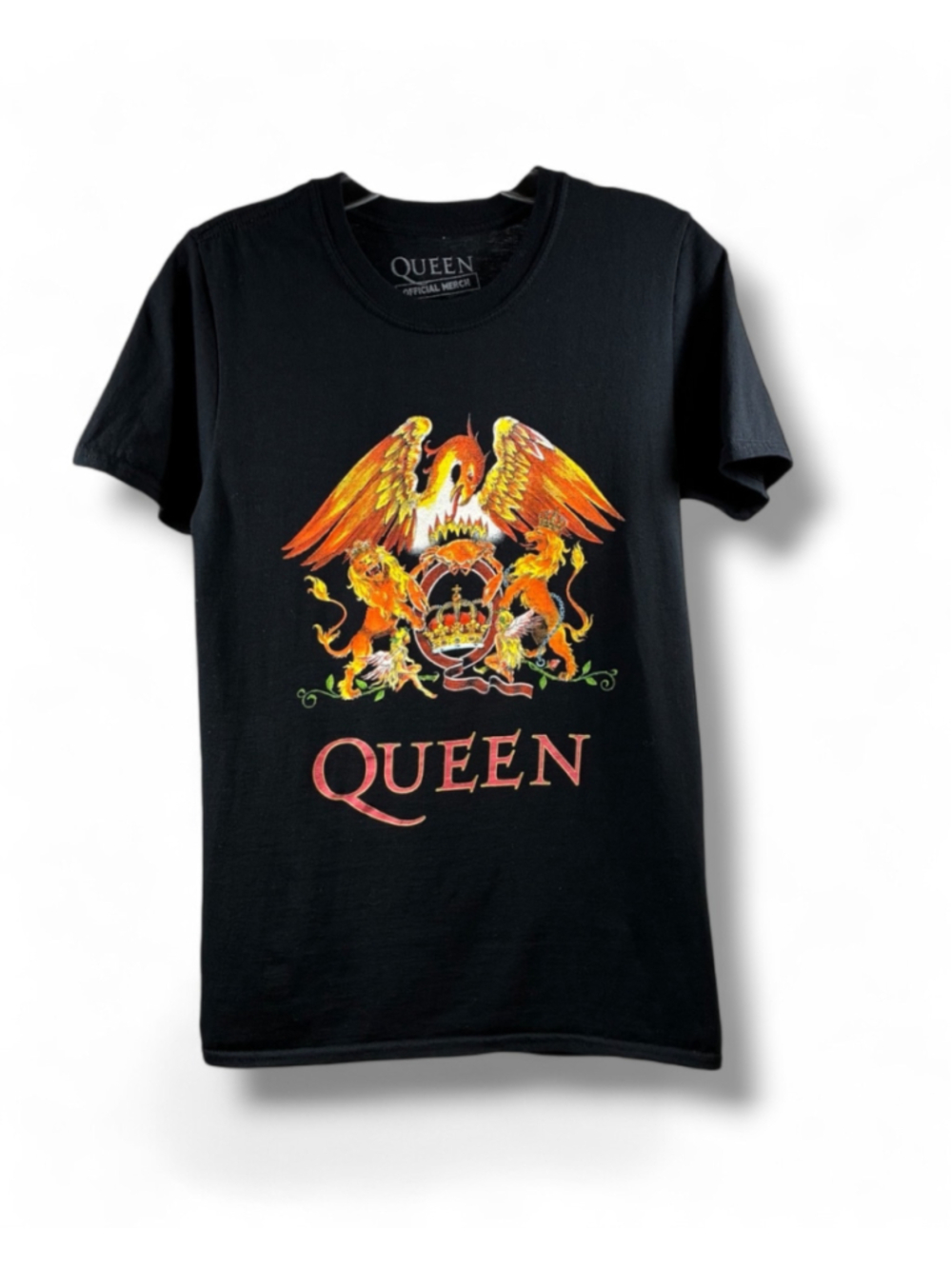 Queen Graphic Short Sleeve Tee, Black, Size S